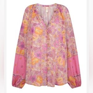 Spell Hibiscus Lane Blouse size S